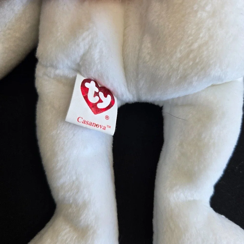 Ty Beanie Babies Casanova Bear With Red Heart Valentines‎ Day Romance Gift Love